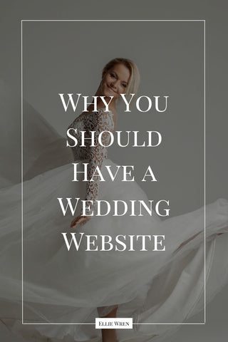 why you should have a wedding website