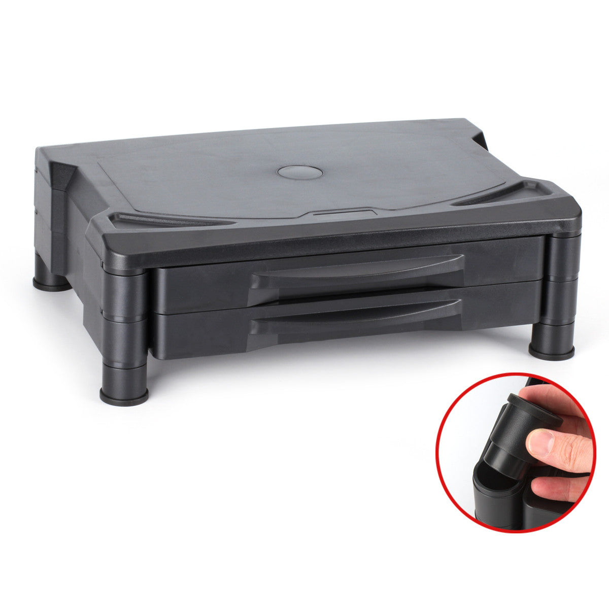 2 drawer printer stand