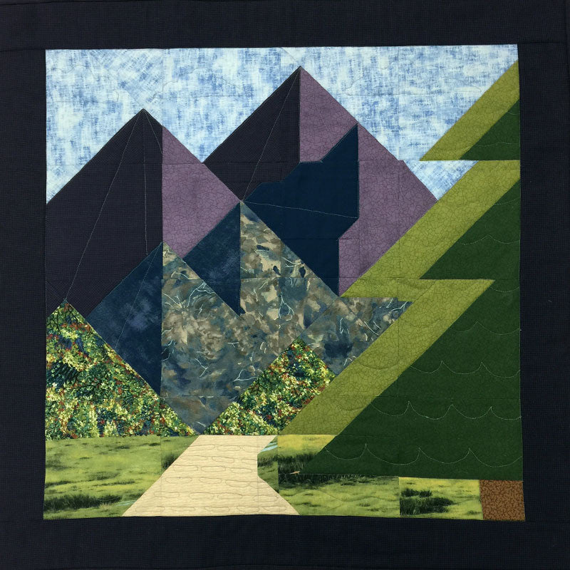 Majestic Mountain 24 inch Block Pattern Jenny Ms Quilting Company