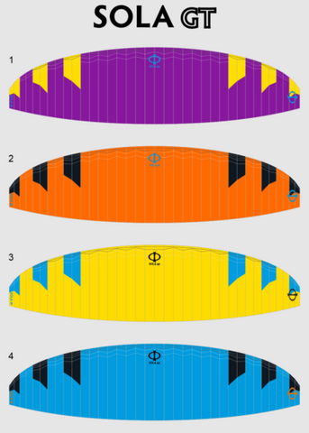 PHI Sola GT Paraglider Colours