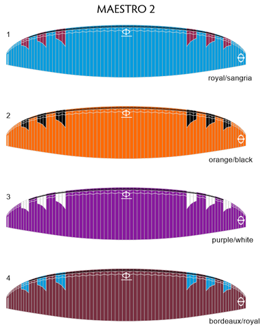 PHI Maestro 2 Paraglider Standard Colours