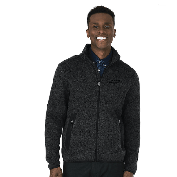 Men's Heathered Fleece Jacket | Varian - A Siemens Healthineers Company ...