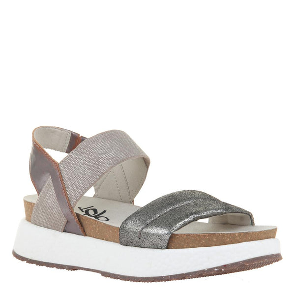 Libra in Silver Wedge Sandals | Women's Shoes by OTBT