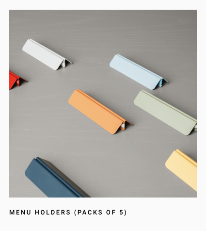 Menu Holders (Packs of 5)