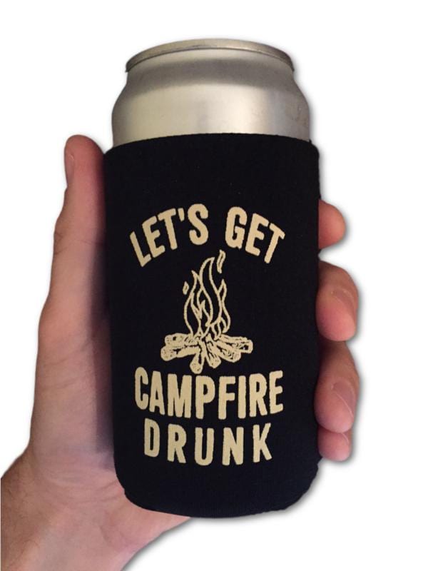 Download Funny "Let's Get Campfire Drunk" - Beer Koozie ...