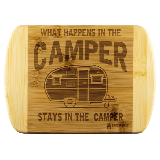 Happy Camper Cutting Board –