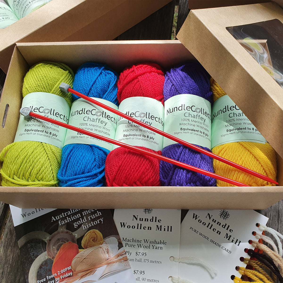 Nundle Woollen Mill Learn to Crochet Kit Lolly - Nundle Woollen Mill