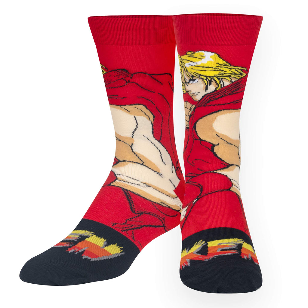 Odd Sox, Street Fighter 2 Characters Funny Crew Socks, Video Games,  Assorted