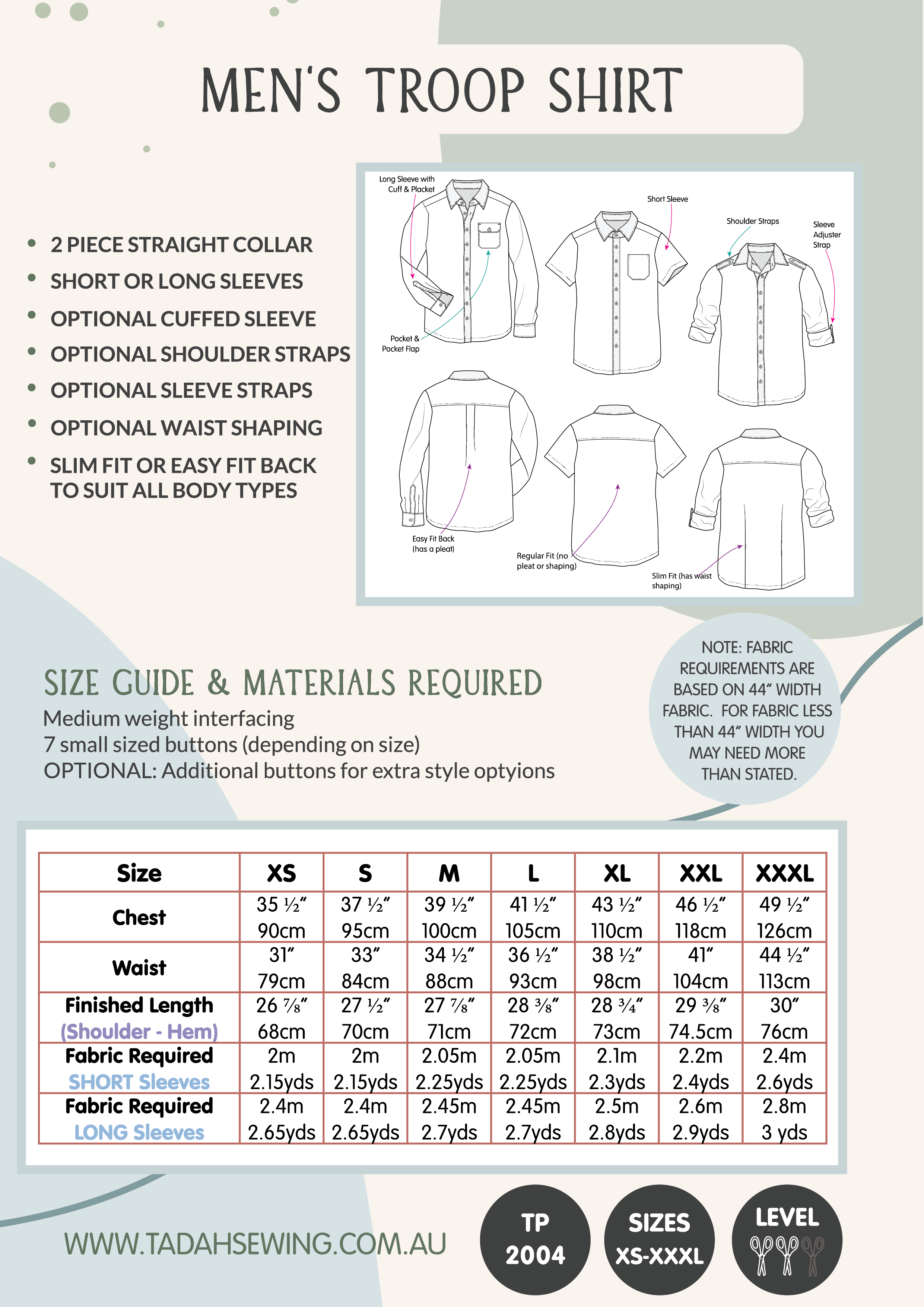 templates for sewing patterns