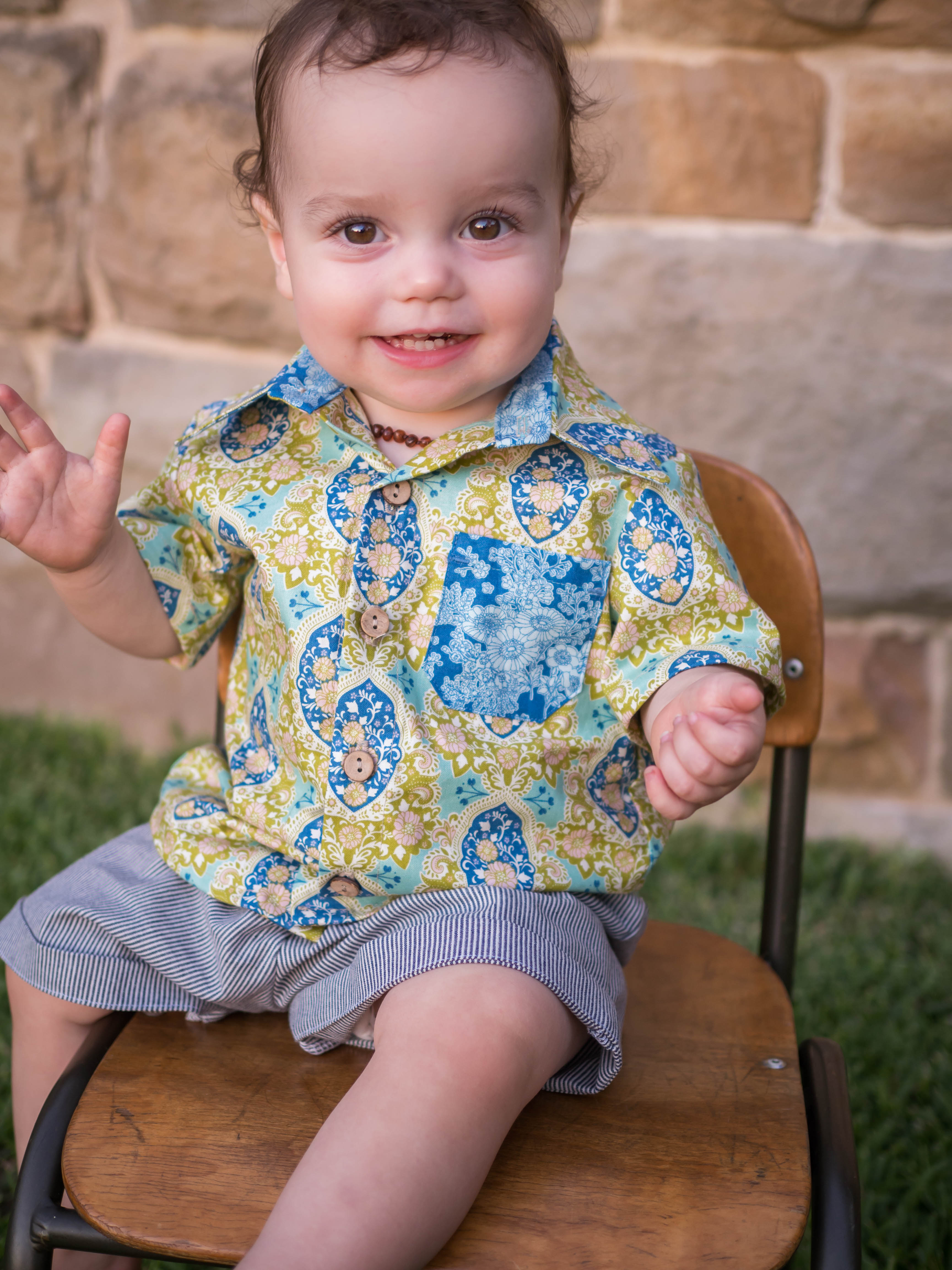 Baby Troop Shirt & Romper Sewing Pattern - Tadah Patterns + Sewing