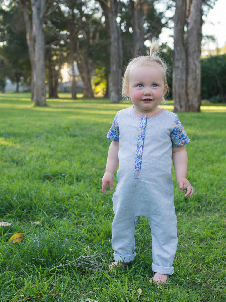 Elliot Romper Sewing Pattern - Tadah Patterns + Sewing