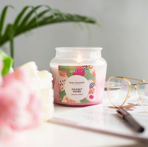 Peony Rose Scented Candle