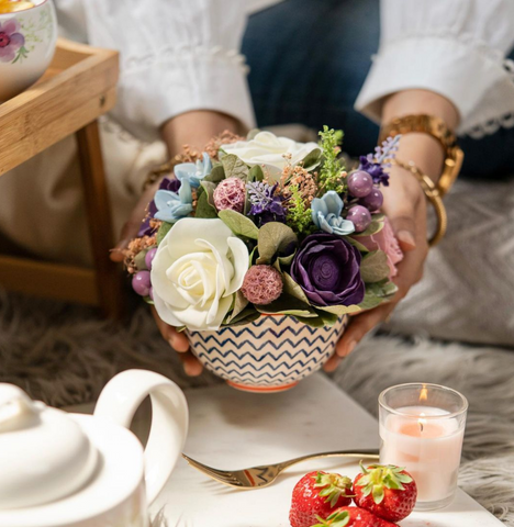 Dried flower table decor