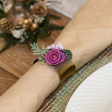 Mr and Mrs Napkin Rings - 2 Count
