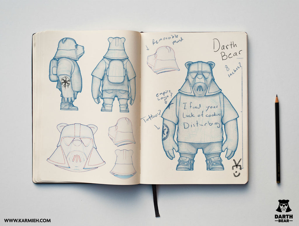 darth bear sketch