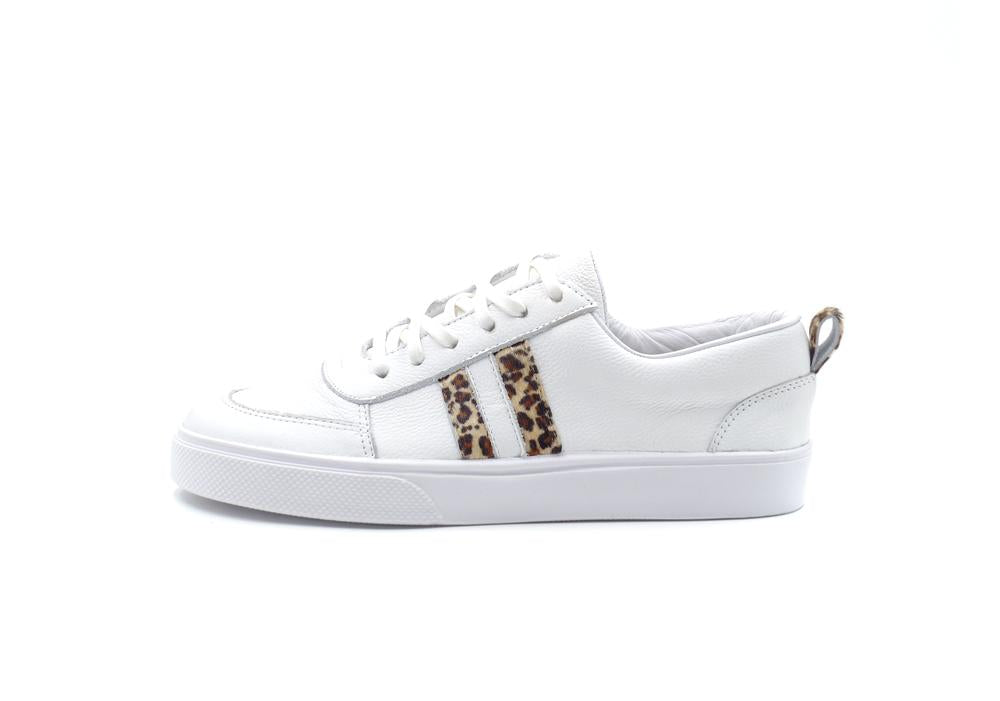 leopard lace up shoes