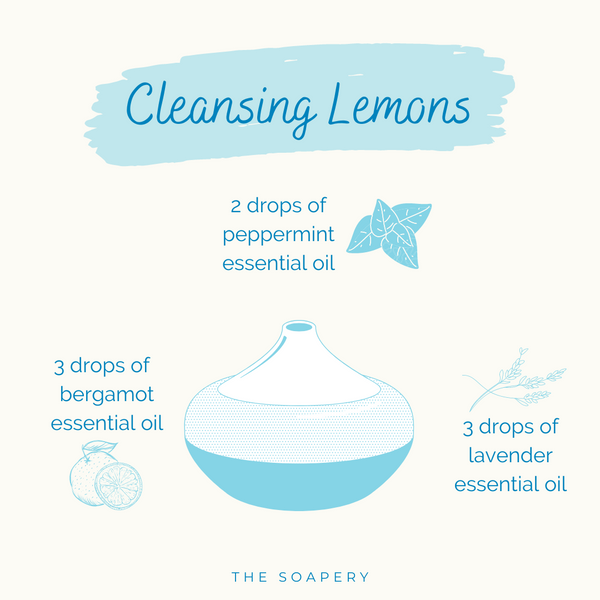 Cleansing lemons essential oil blend