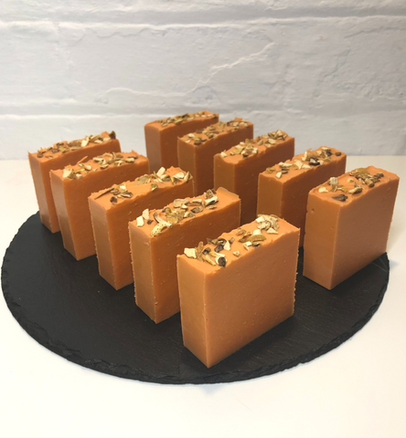 Classic orange patchouli soap bars