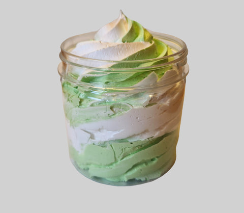 Peppermint whipped soap