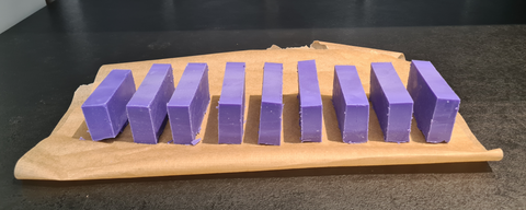 Lavender cold process soap bars