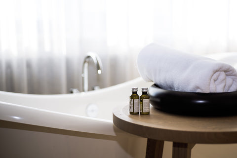 Essential oils for a relaxing bath