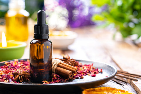 Spice essential oils for chai soap