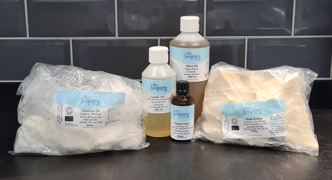 Shea butter cold process soap ingredients