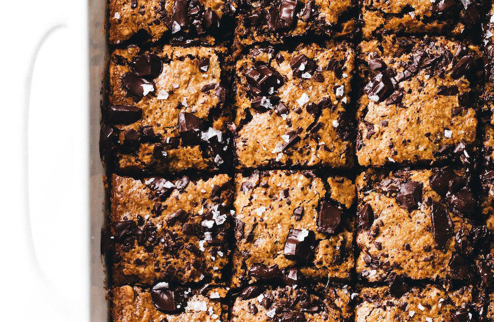 Hu Dark Chocolate Chunk Zucchini Blondies Recipe