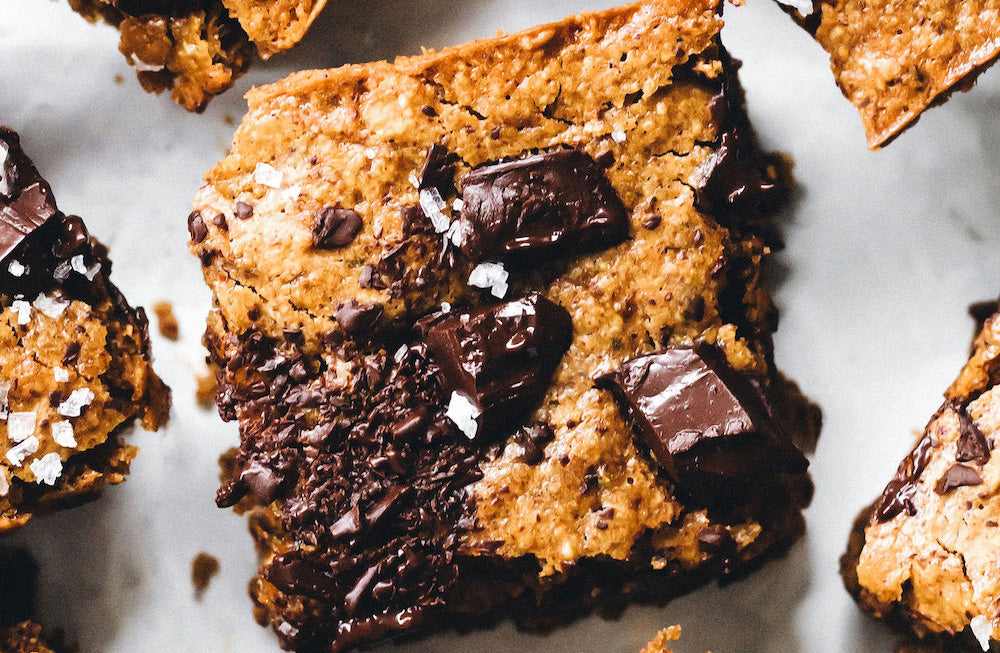 Hu Dark Chocolate Chunk Zucchini Blondies Recipe