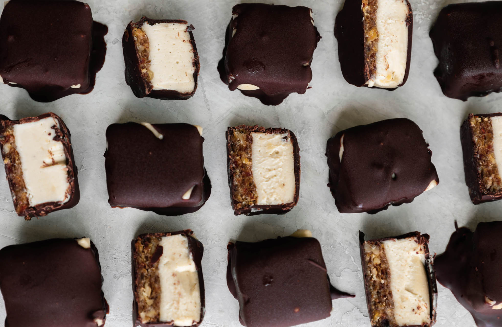 Vegan Chocolate Dipped Cashew Cheesecake Bites Recipe