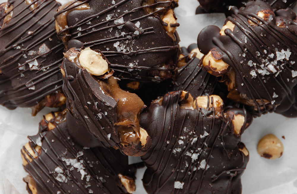 Hu Dark Chocolate Paleo Toasted Hazelnut Caramel Turtles