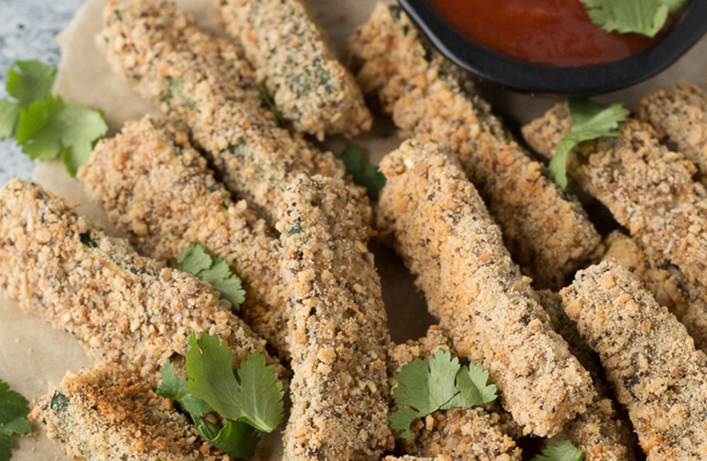 Hu Cracker Crusted Zucchini Fries