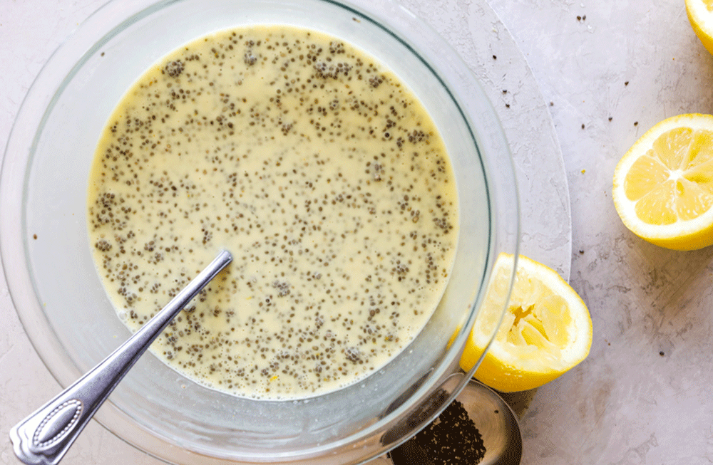 Lemon Turmeric Chia Pudding Hu Cookie