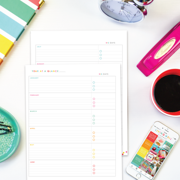 Year-at-a-Glance Two-Page Spread {Digital Download ...</ul>
						<ul><b>Status</b>:<span style=