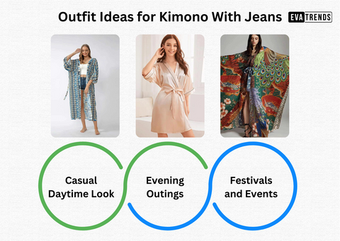Outfit Ideas for Kimono With Jeans