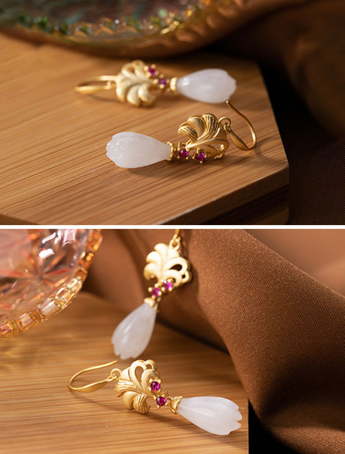 Natural Notion Drop Earrings Details 2