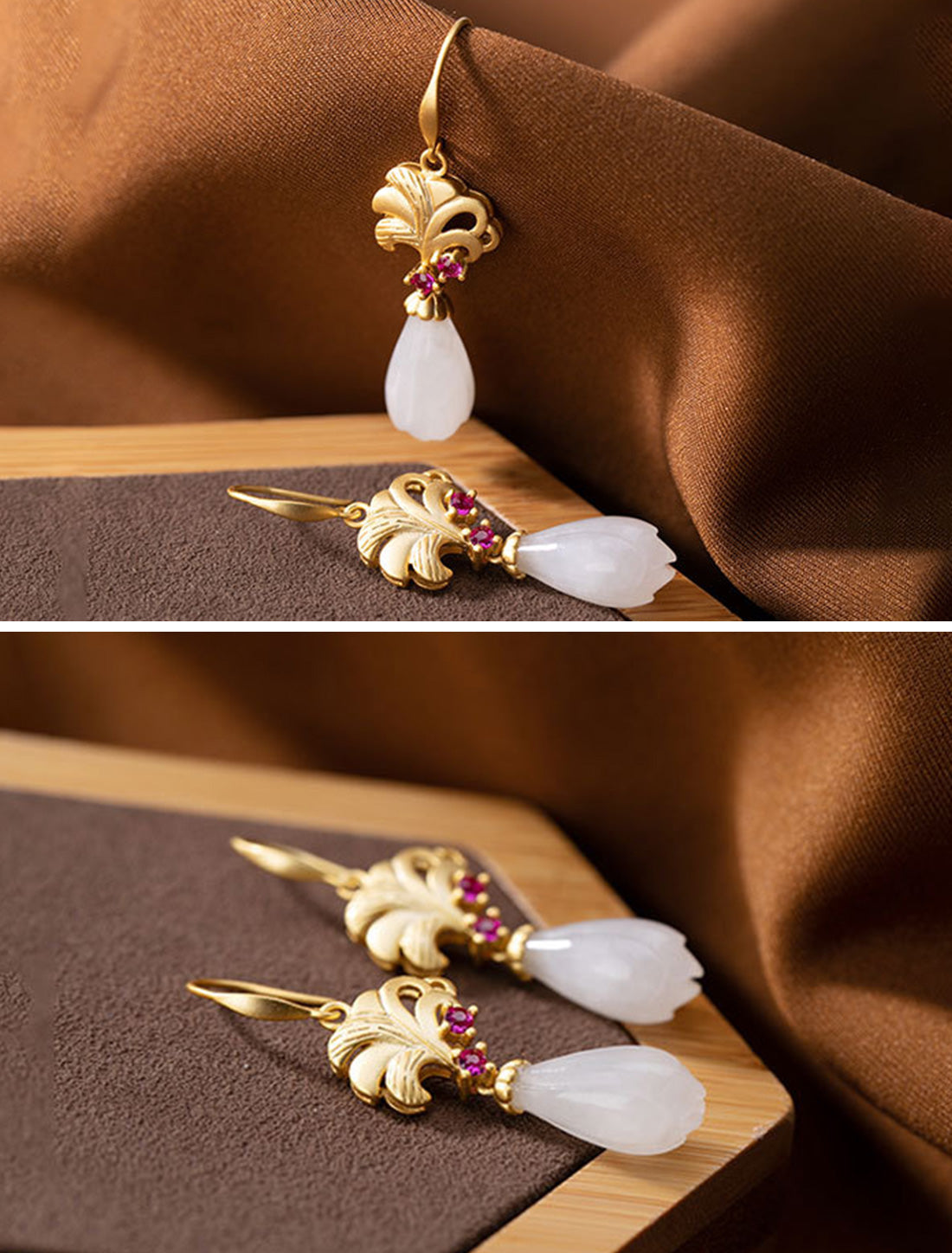 Natural Notion Drop Earrings Details 3