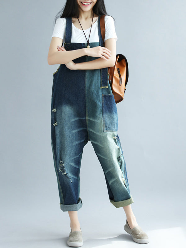 Dual Ikat Overall Dungaree - | Evatrends - Eva Trends