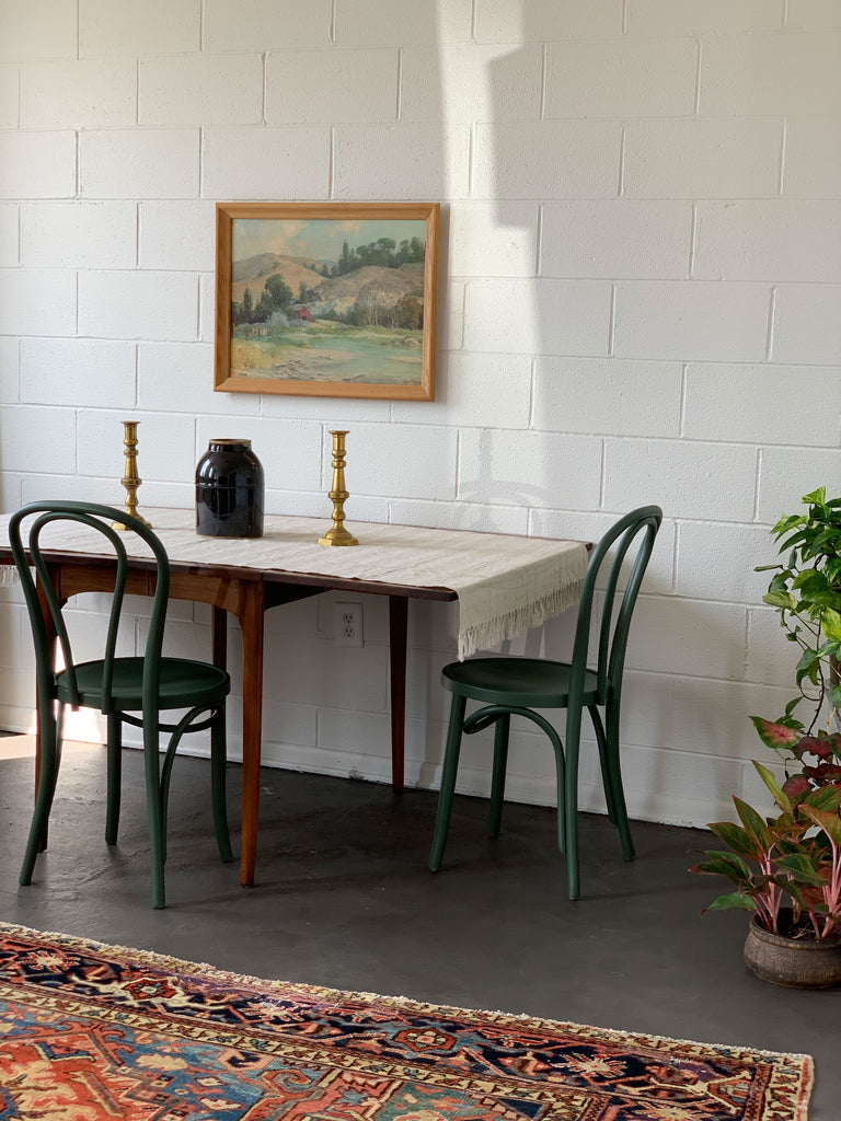 Swoon Rugs View Of Vintage Table and Chairs