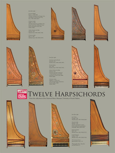 Poster - 12 Harpsichords