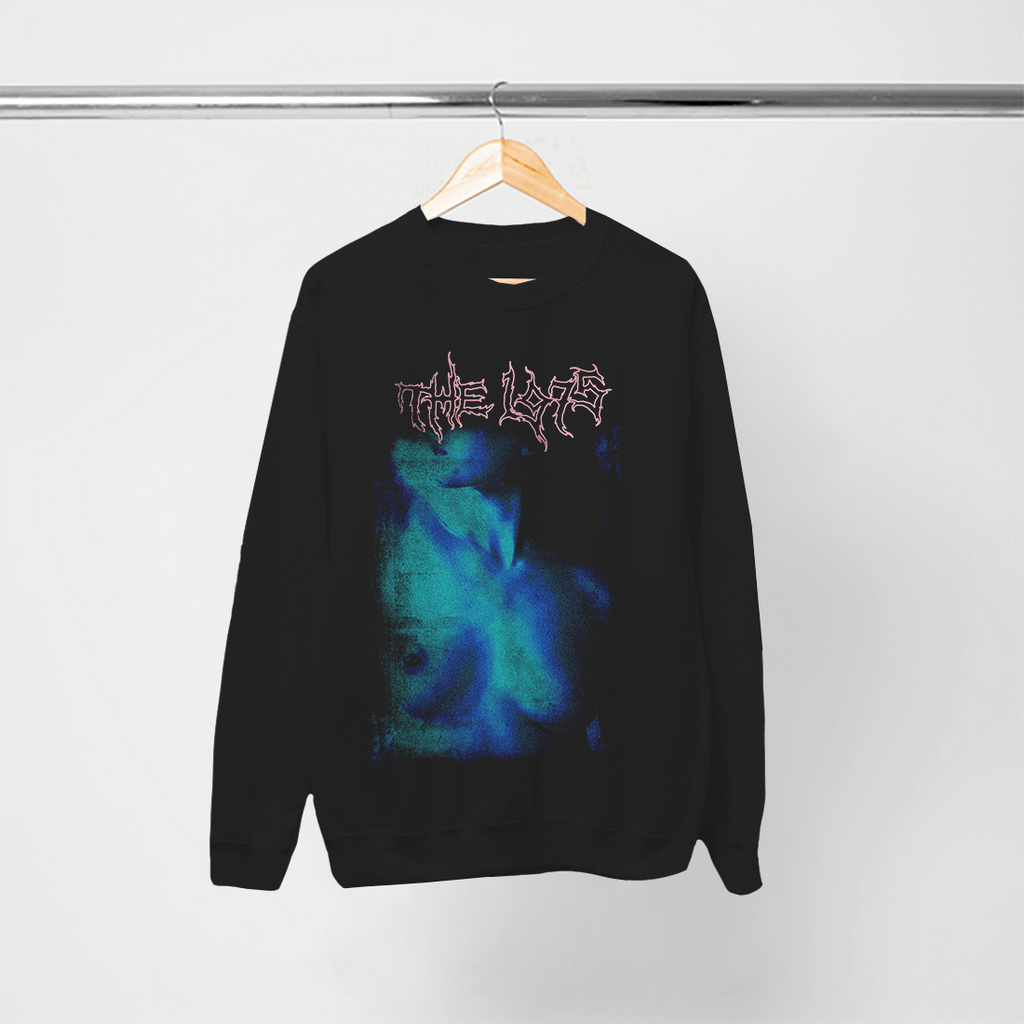 【 Black 2X 】The 1975 Distressed Crewneck