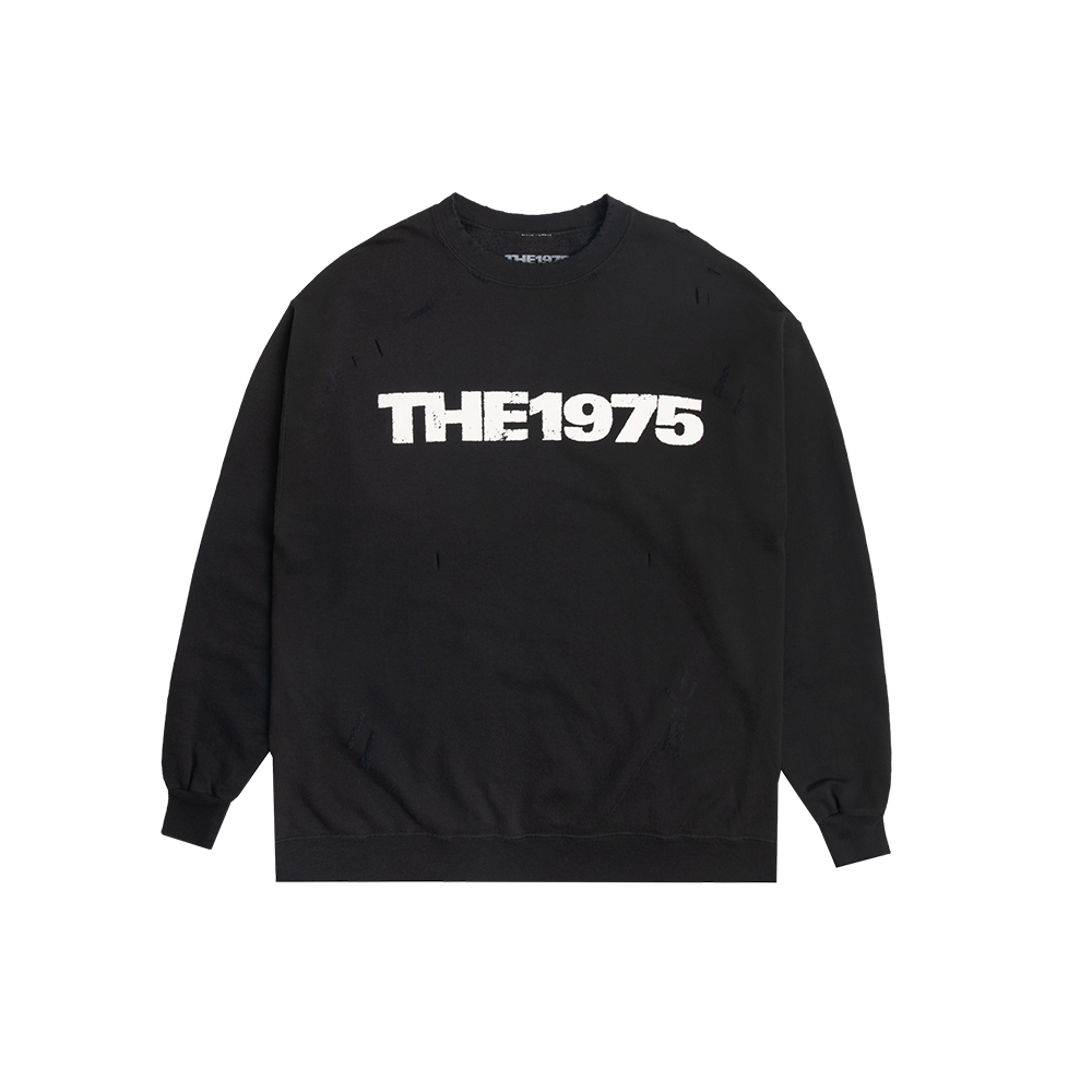 公式 THE 1975 DISTRESSED CREWNECK 春先取りの metallicdecor.com.br