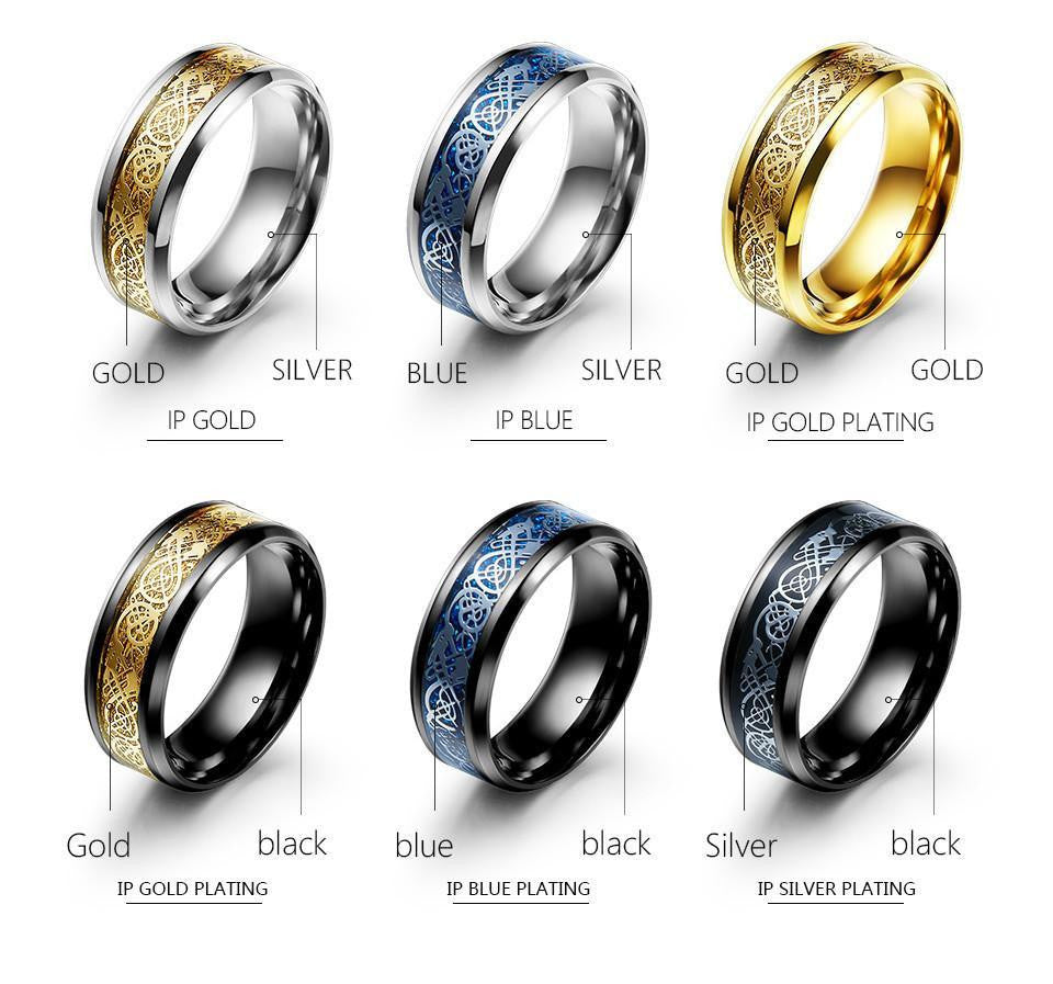 dragon titanium ring rings 20235048003