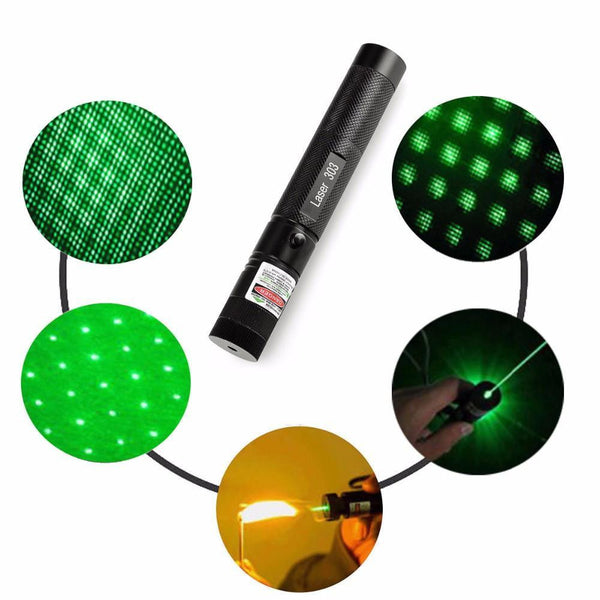 Military 532nm Green Star Burst Laser Pointer Lights