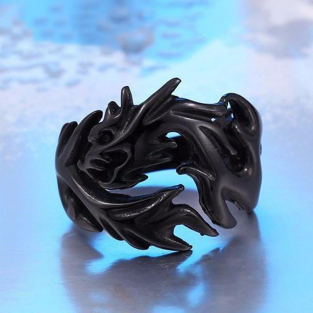 Stainless Steel Dragon Rings - Ancient Explorers