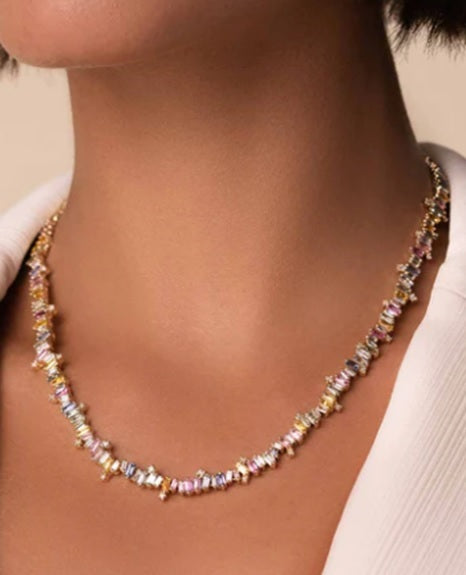 sapphire tennis necklaces