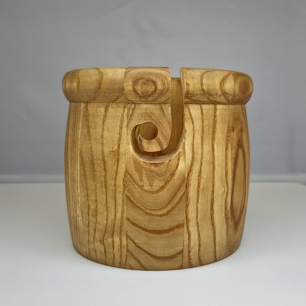 One-of-a-Kind Yarn Bowl by Jerry Ertle – African Mahogany #120