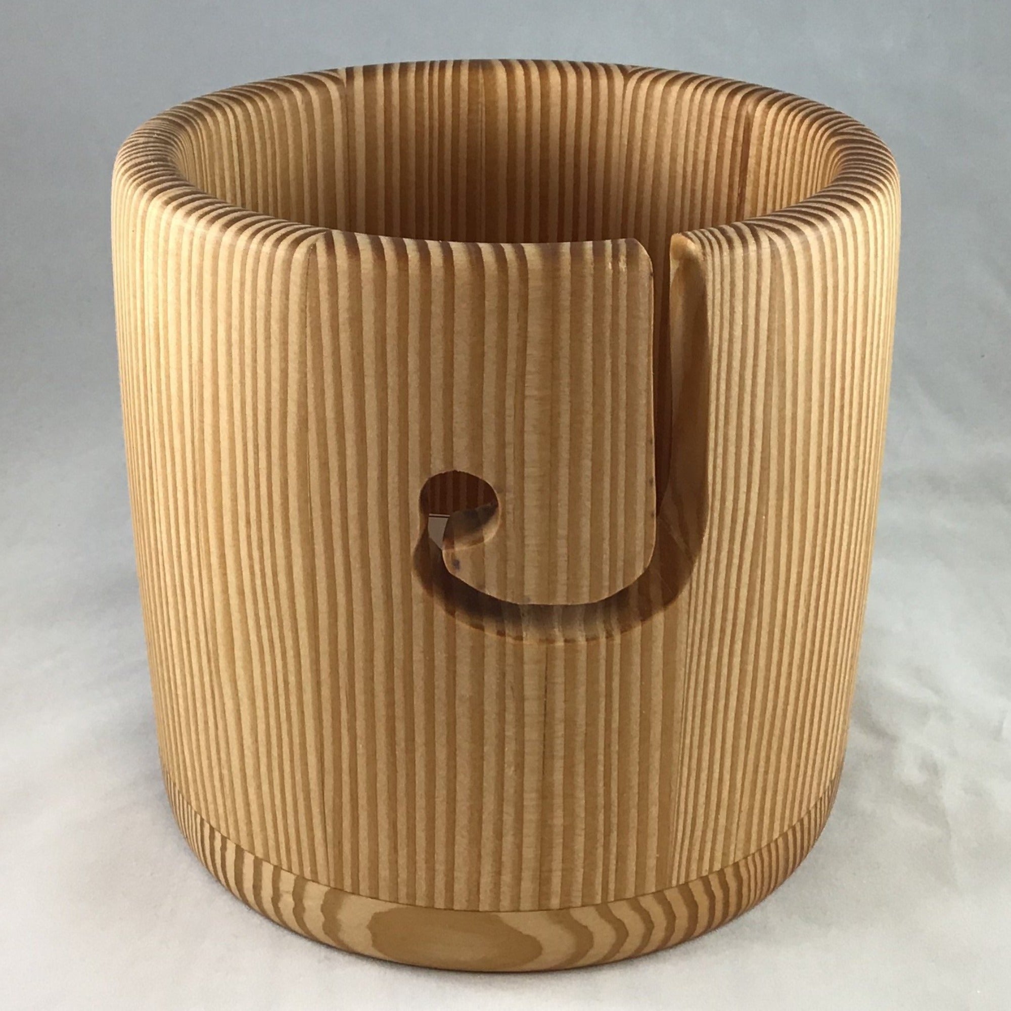 One-of-a-Kind Yarn Bowl by Jerry Ertle – African Mahogany #120