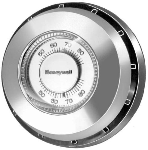 Honeywell TG587F1008 - Thermostat Guard Black with Satin Chrome