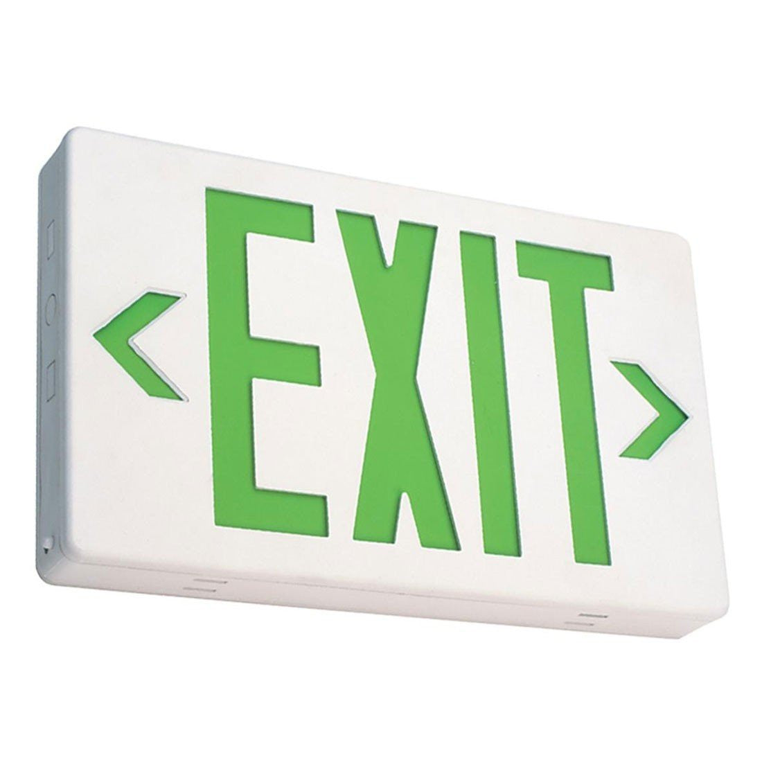 Green LED Exit Sign Double Face AC Only - NQAirConditioningElectrical
